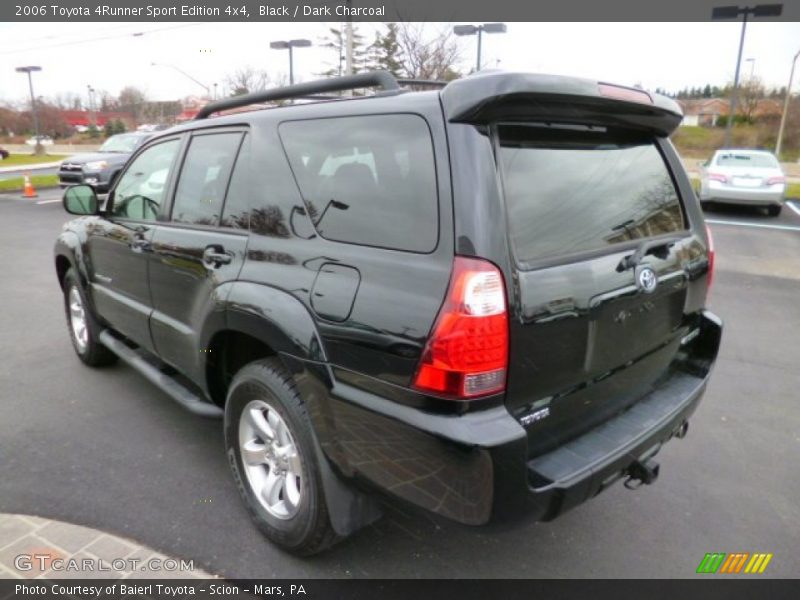 Black / Dark Charcoal 2006 Toyota 4Runner Sport Edition 4x4
