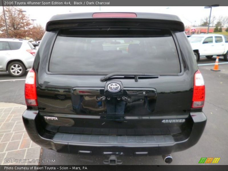 Black / Dark Charcoal 2006 Toyota 4Runner Sport Edition 4x4