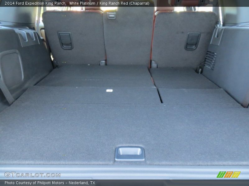 White Platinum / King Ranch Red (Chaparral) 2014 Ford Expedition King Ranch