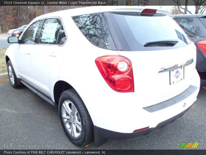 Summit White / Light Titanium/Jet Black 2014 Chevrolet Equinox LS