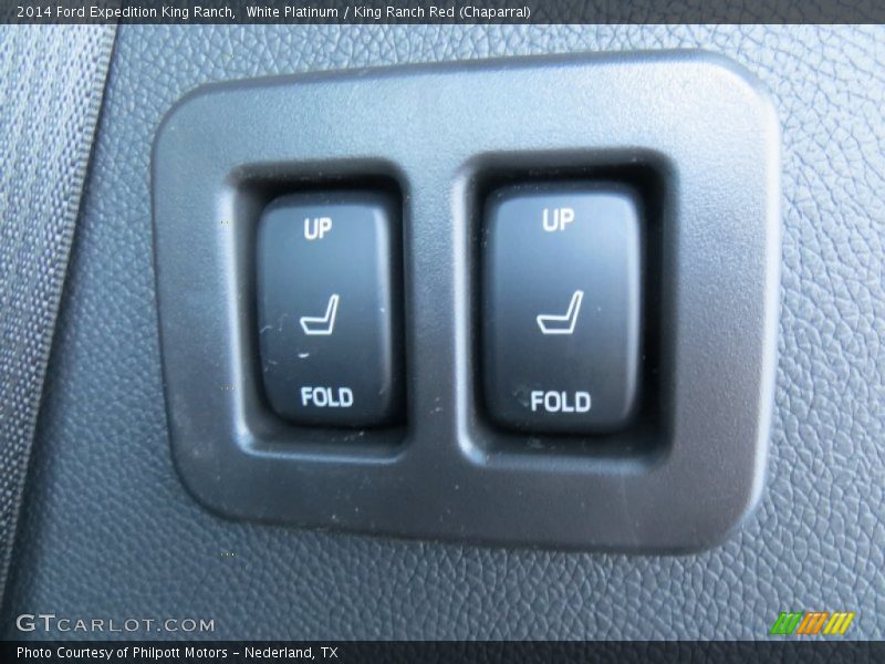 White Platinum / King Ranch Red (Chaparral) 2014 Ford Expedition King Ranch