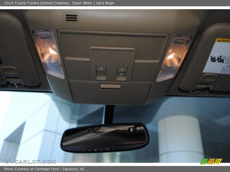 Super White / Sand Beige 2014 Toyota Tundra Limited Crewmax
