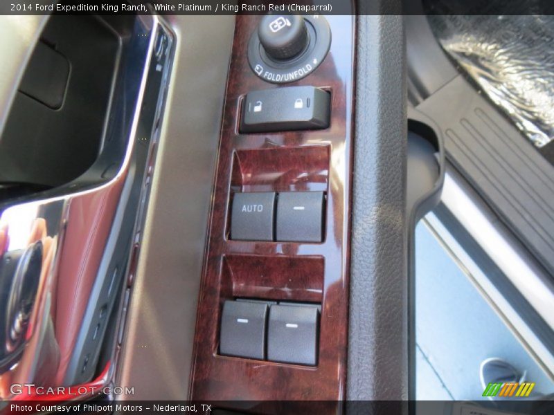 White Platinum / King Ranch Red (Chaparral) 2014 Ford Expedition King Ranch