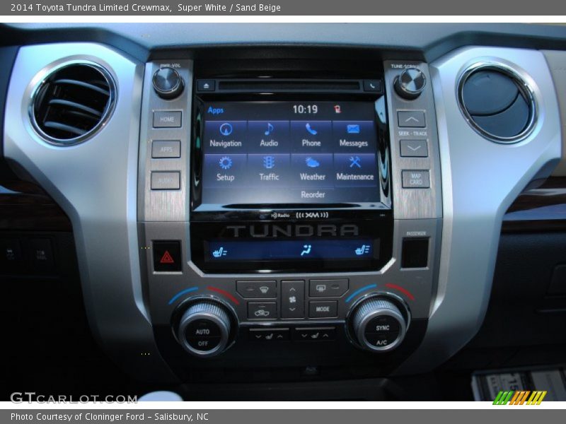 Super White / Sand Beige 2014 Toyota Tundra Limited Crewmax