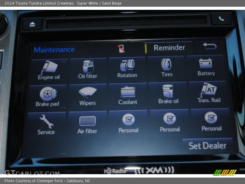 Super White / Sand Beige 2014 Toyota Tundra Limited Crewmax