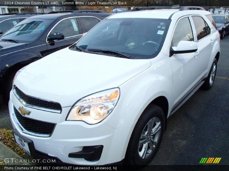 Summit White / Light Titanium/Jet Black 2014 Chevrolet Equinox LT AWD