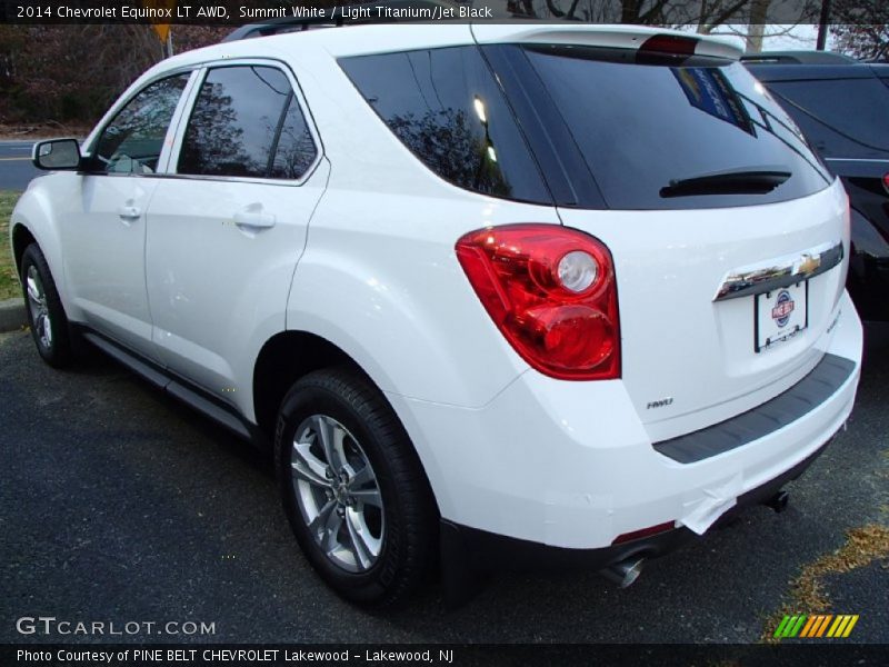 Summit White / Light Titanium/Jet Black 2014 Chevrolet Equinox LT AWD