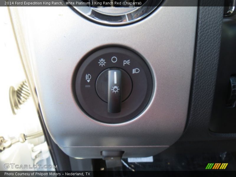 White Platinum / King Ranch Red (Chaparral) 2014 Ford Expedition King Ranch