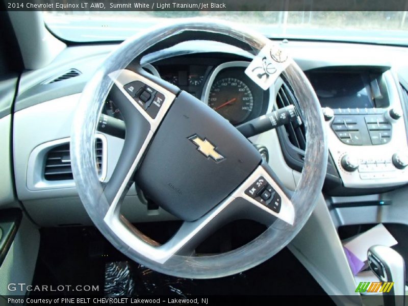 Summit White / Light Titanium/Jet Black 2014 Chevrolet Equinox LT AWD