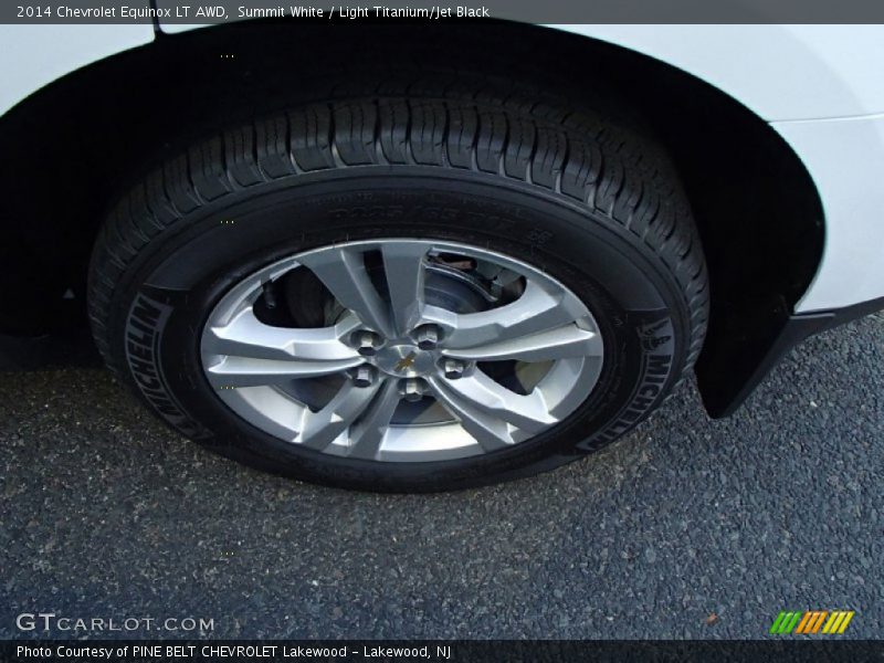 Summit White / Light Titanium/Jet Black 2014 Chevrolet Equinox LT AWD