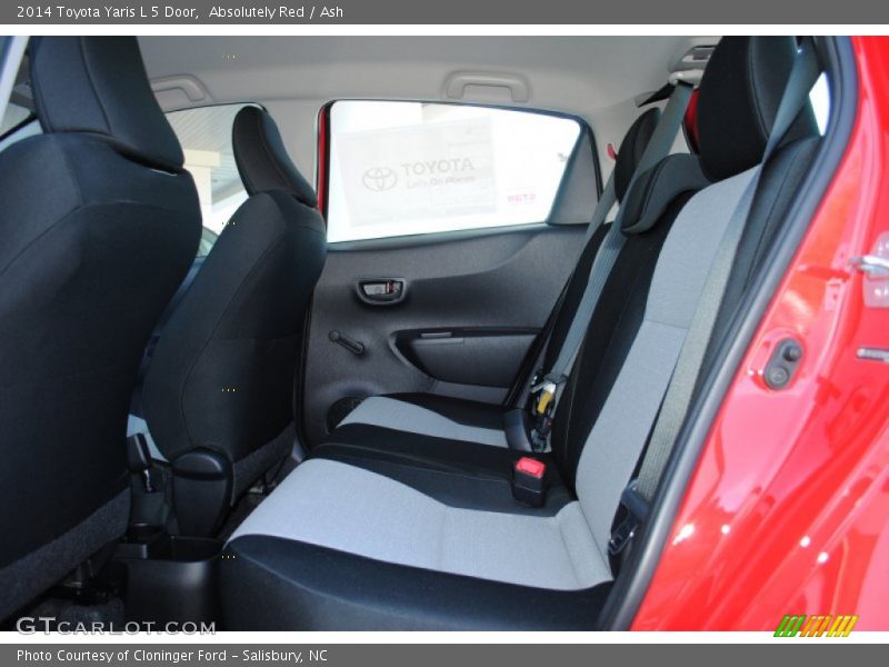 Absolutely Red / Ash 2014 Toyota Yaris L 5 Door