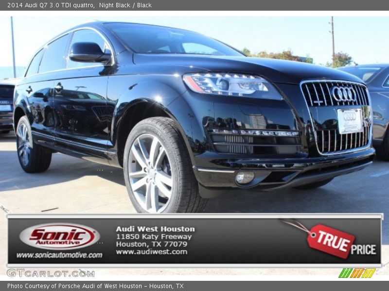 Night Black / Black 2014 Audi Q7 3.0 TDI quattro