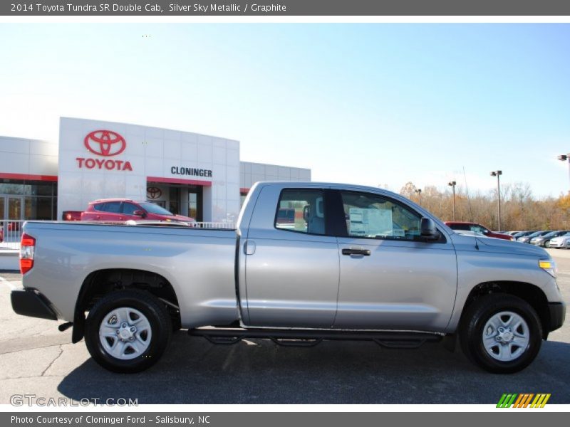 Silver Sky Metallic / Graphite 2014 Toyota Tundra SR Double Cab