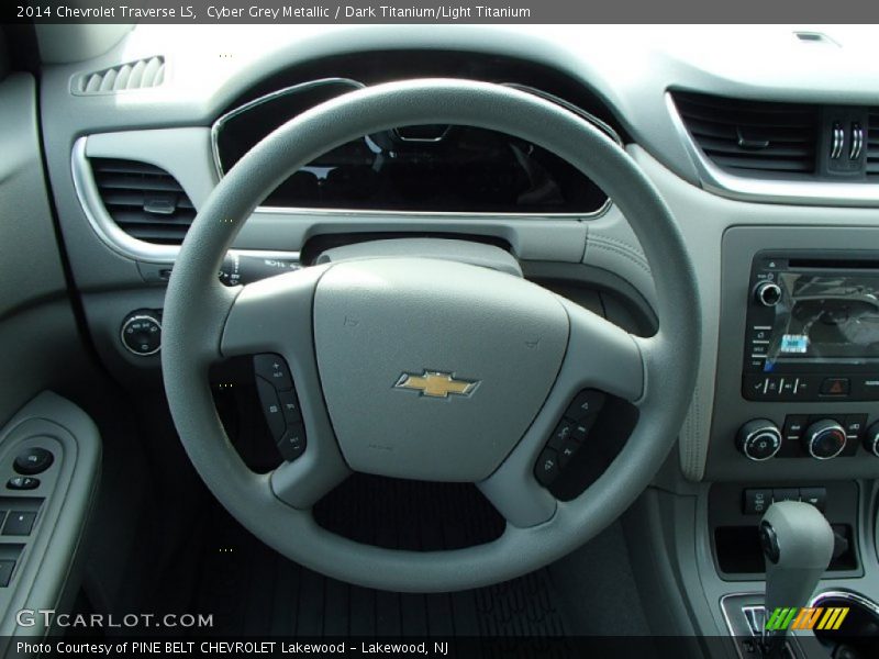 Cyber Grey Metallic / Dark Titanium/Light Titanium 2014 Chevrolet Traverse LS