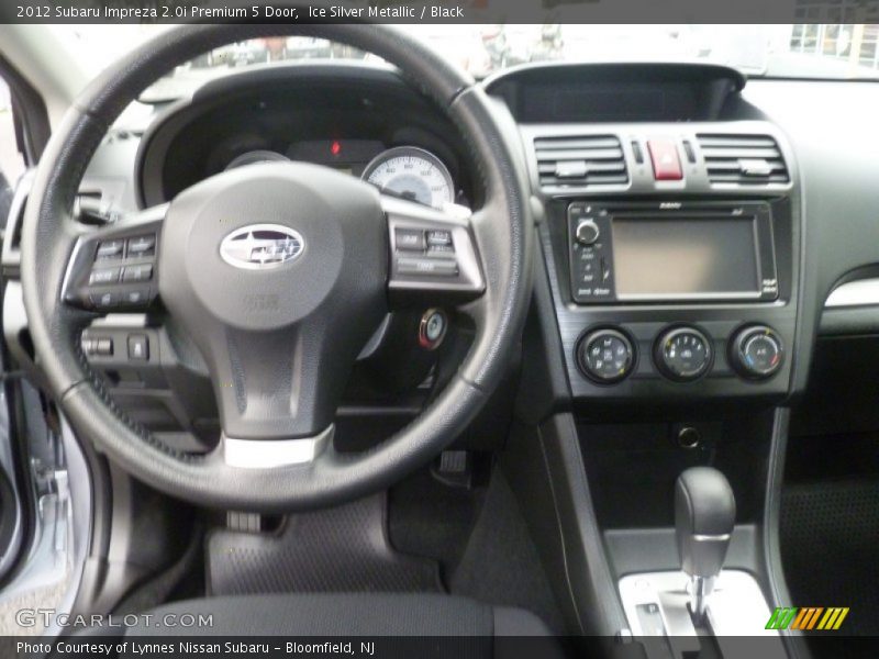 Ice Silver Metallic / Black 2012 Subaru Impreza 2.0i Premium 5 Door