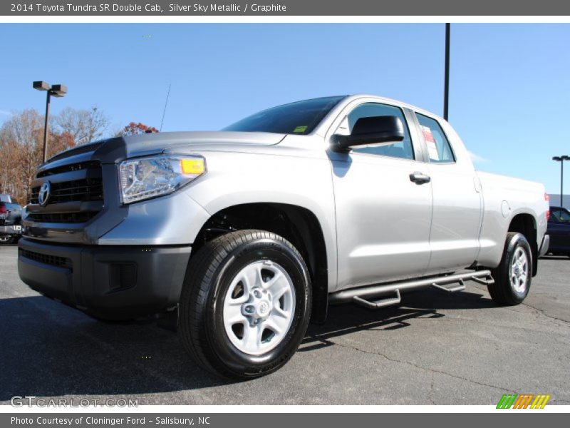 Silver Sky Metallic / Graphite 2014 Toyota Tundra SR Double Cab