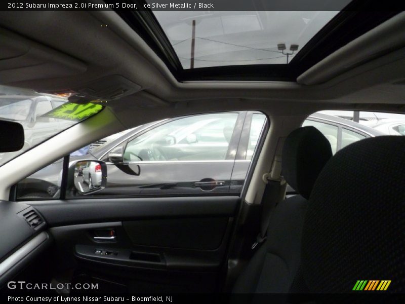 Ice Silver Metallic / Black 2012 Subaru Impreza 2.0i Premium 5 Door