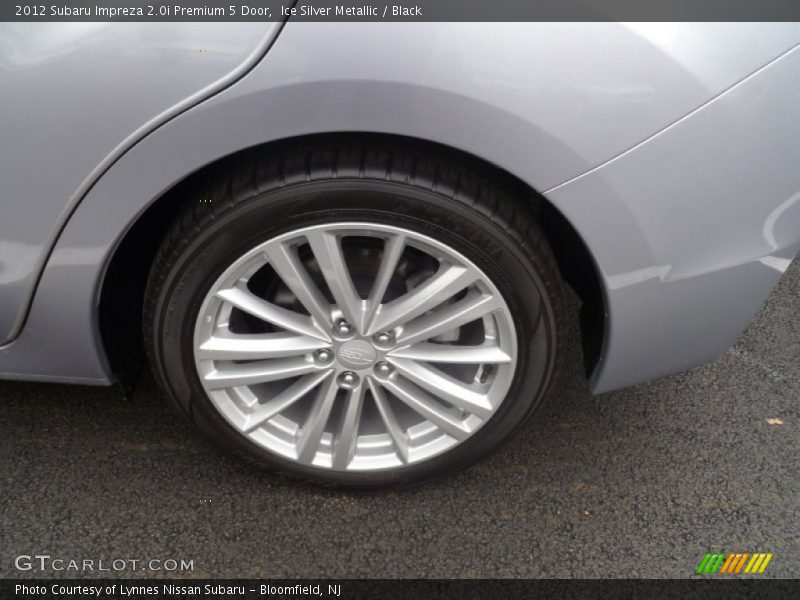 Ice Silver Metallic / Black 2012 Subaru Impreza 2.0i Premium 5 Door