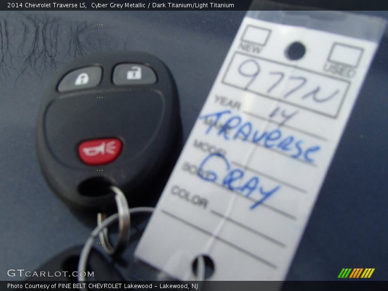 Cyber Grey Metallic / Dark Titanium/Light Titanium 2014 Chevrolet Traverse LS
