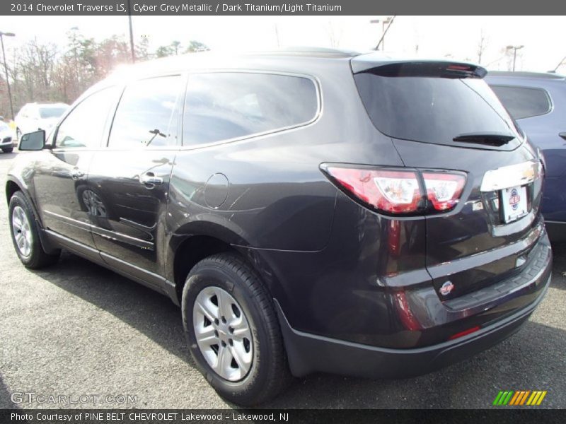 Cyber Grey Metallic / Dark Titanium/Light Titanium 2014 Chevrolet Traverse LS