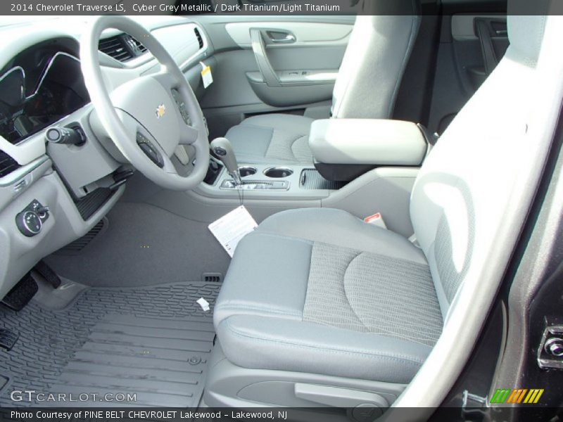 Cyber Grey Metallic / Dark Titanium/Light Titanium 2014 Chevrolet Traverse LS