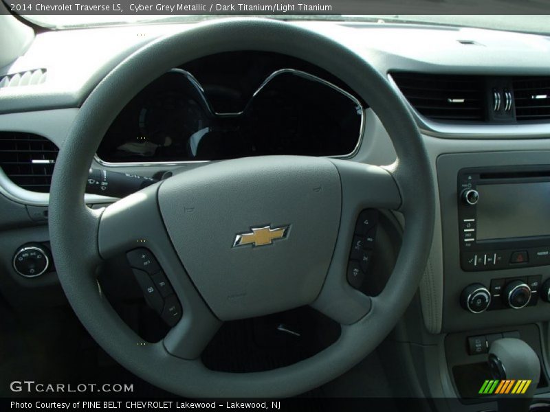 Cyber Grey Metallic / Dark Titanium/Light Titanium 2014 Chevrolet Traverse LS