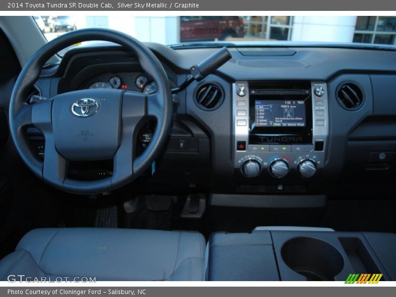 Silver Sky Metallic / Graphite 2014 Toyota Tundra SR Double Cab