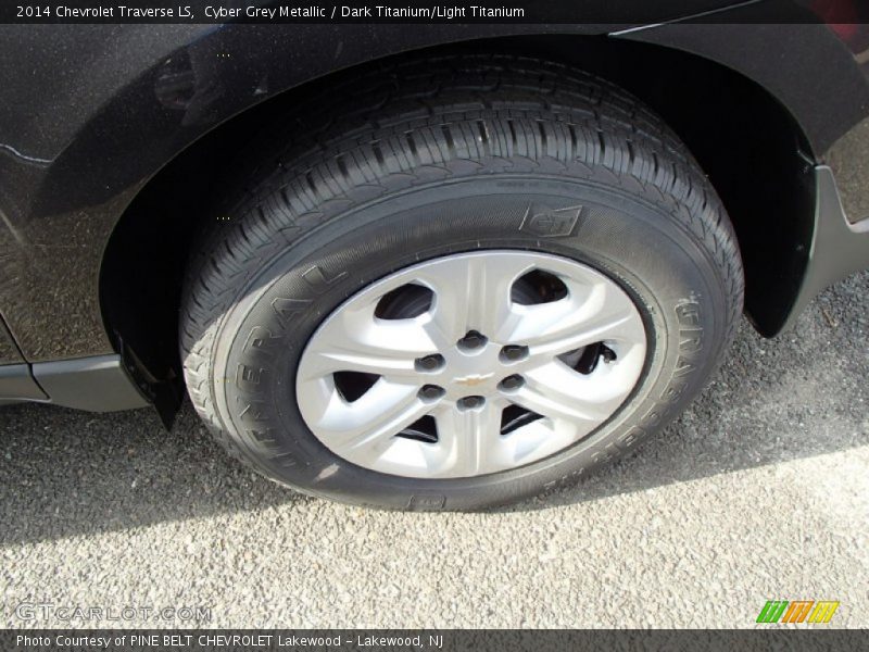 Cyber Grey Metallic / Dark Titanium/Light Titanium 2014 Chevrolet Traverse LS