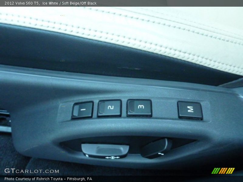 Ice White / Soft Beige/Off Black 2012 Volvo S60 T5