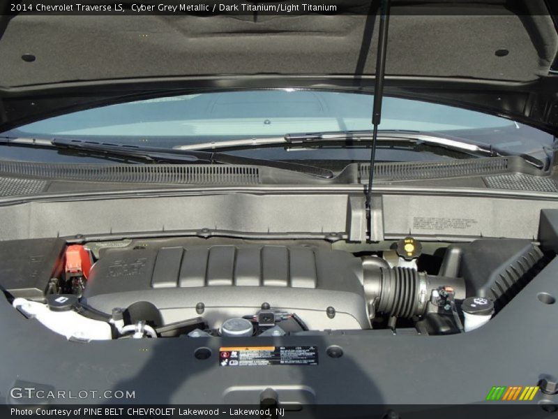 Cyber Grey Metallic / Dark Titanium/Light Titanium 2014 Chevrolet Traverse LS