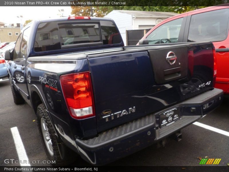 Navy Blue Metallic / Charcoal 2010 Nissan Titan PRO-4X Crew Cab 4x4