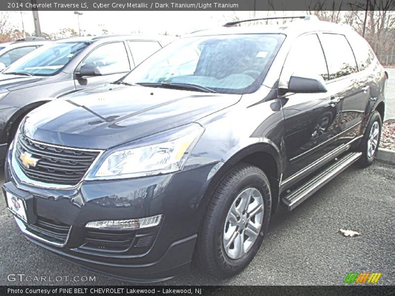 Cyber Grey Metallic / Dark Titanium/Light Titanium 2014 Chevrolet Traverse LS