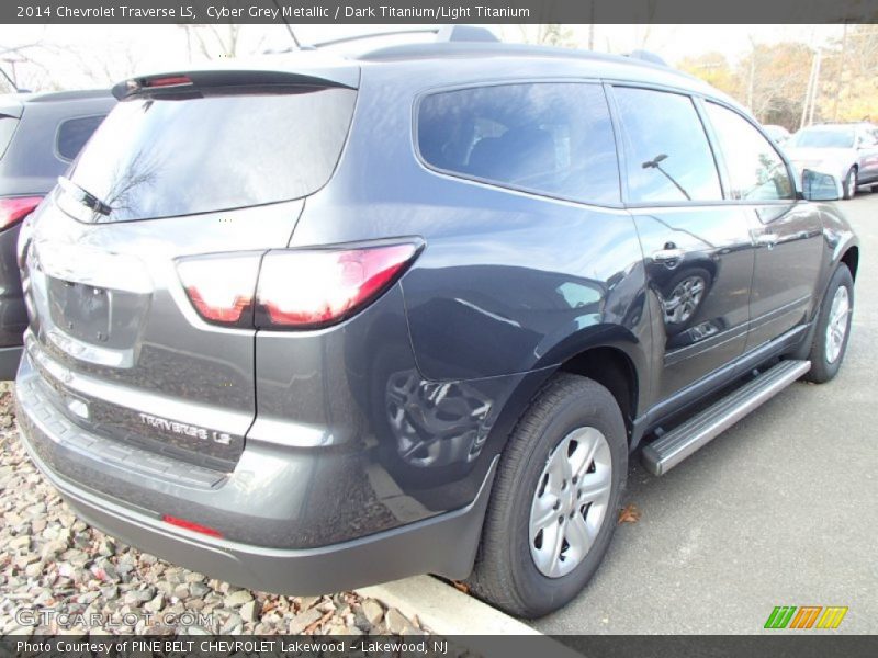 Cyber Grey Metallic / Dark Titanium/Light Titanium 2014 Chevrolet Traverse LS