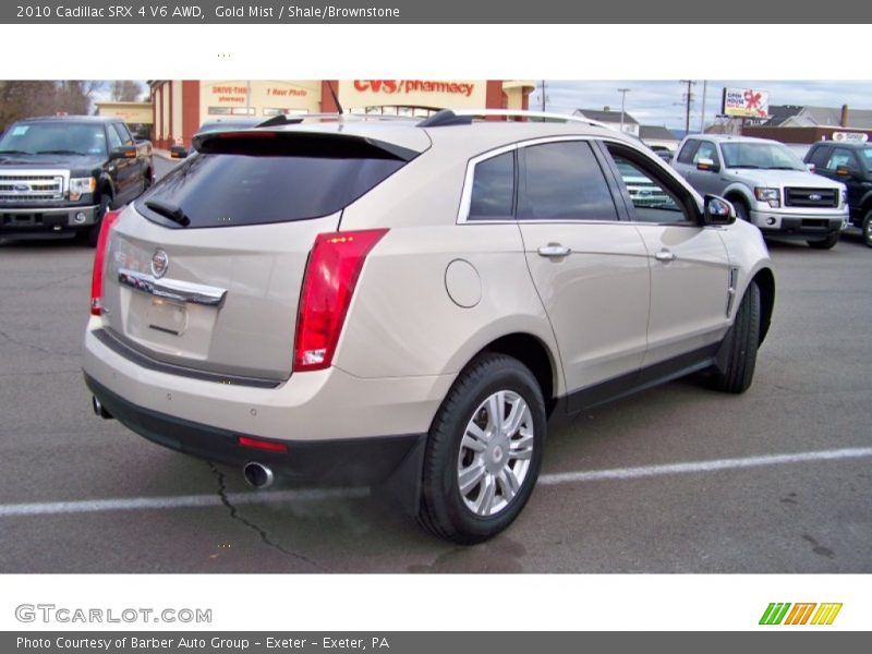 Gold Mist / Shale/Brownstone 2010 Cadillac SRX 4 V6 AWD