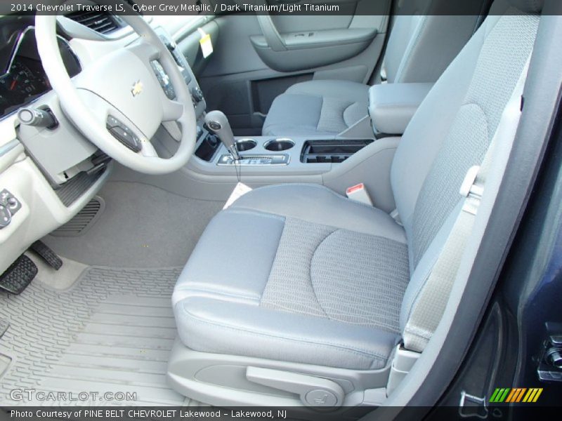 Cyber Grey Metallic / Dark Titanium/Light Titanium 2014 Chevrolet Traverse LS