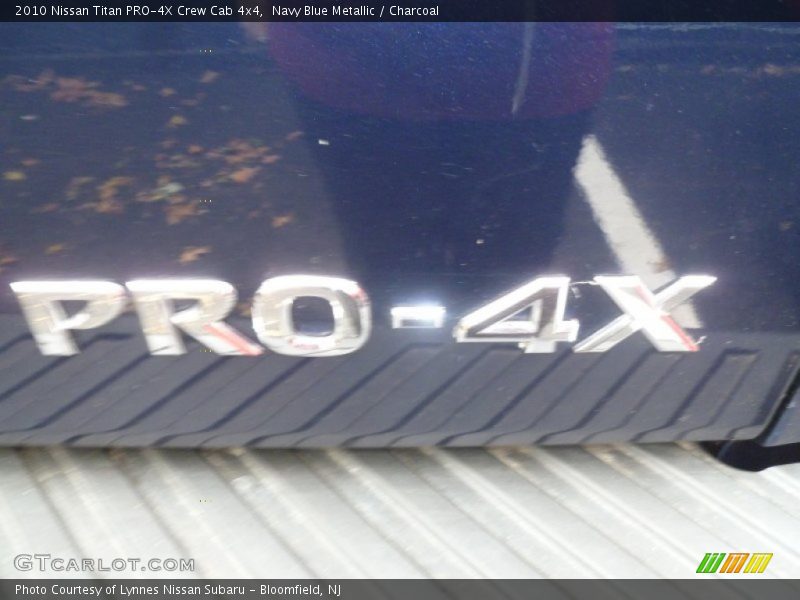 Navy Blue Metallic / Charcoal 2010 Nissan Titan PRO-4X Crew Cab 4x4