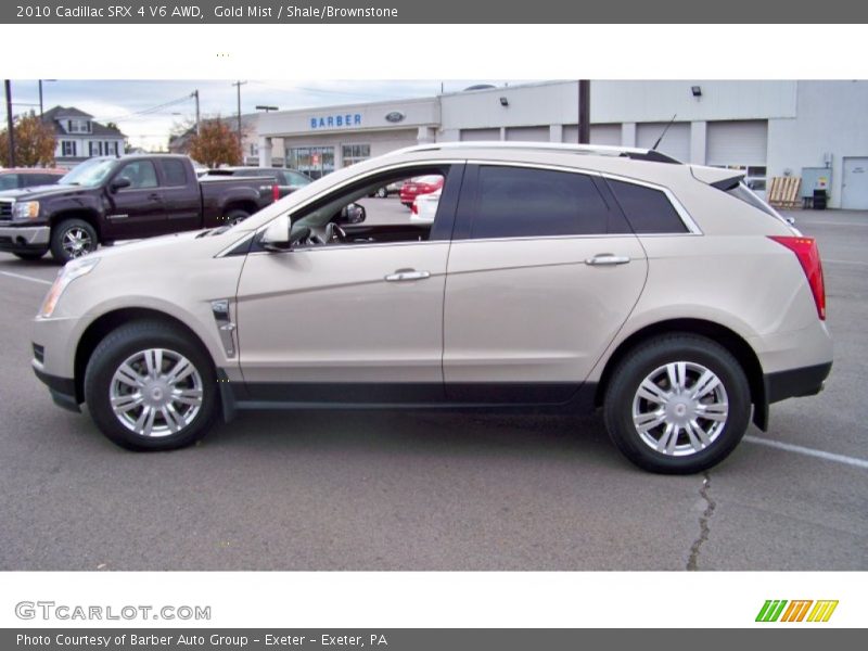 Gold Mist / Shale/Brownstone 2010 Cadillac SRX 4 V6 AWD