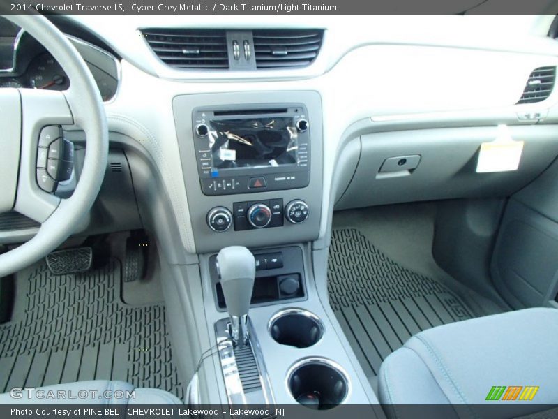 Cyber Grey Metallic / Dark Titanium/Light Titanium 2014 Chevrolet Traverse LS