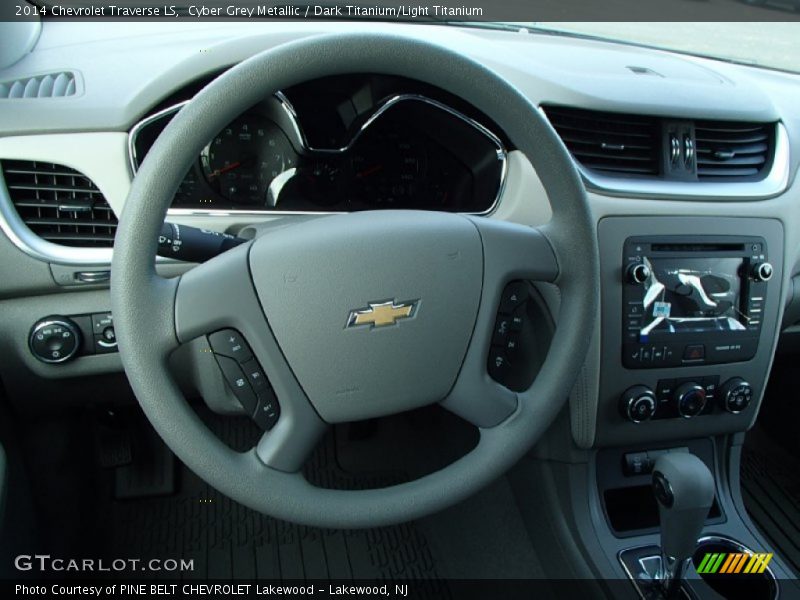 Cyber Grey Metallic / Dark Titanium/Light Titanium 2014 Chevrolet Traverse LS