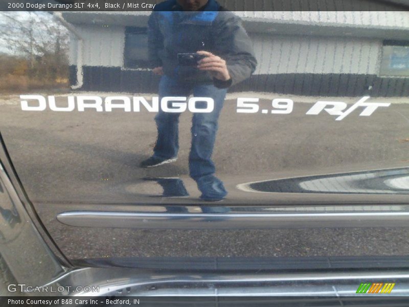 Black / Mist Gray 2000 Dodge Durango SLT 4x4