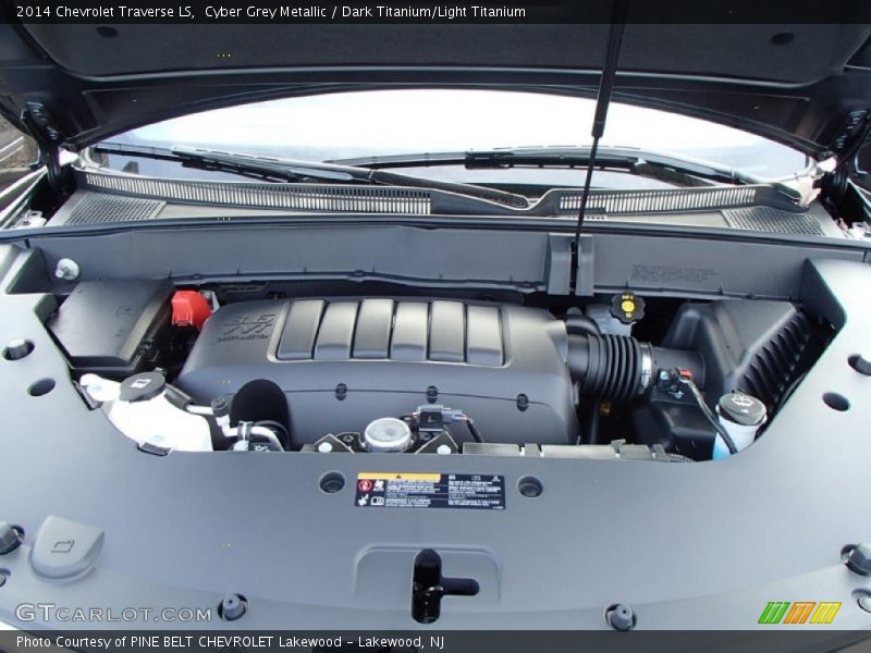 Cyber Grey Metallic / Dark Titanium/Light Titanium 2014 Chevrolet Traverse LS