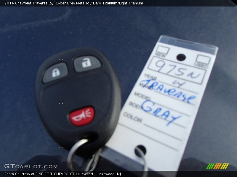 Cyber Grey Metallic / Dark Titanium/Light Titanium 2014 Chevrolet Traverse LS