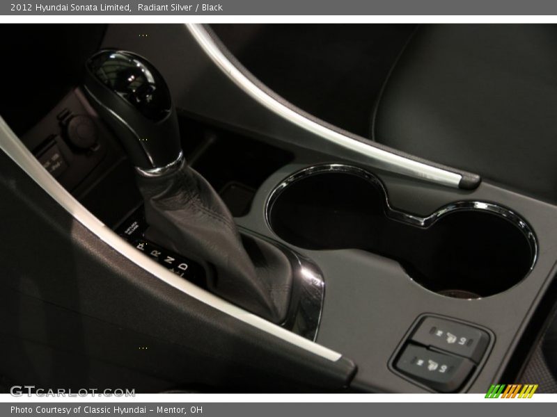 Radiant Silver / Black 2012 Hyundai Sonata Limited