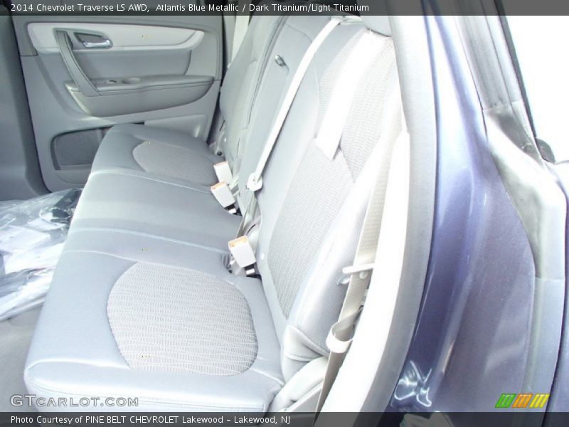 Atlantis Blue Metallic / Dark Titanium/Light Titanium 2014 Chevrolet Traverse LS AWD