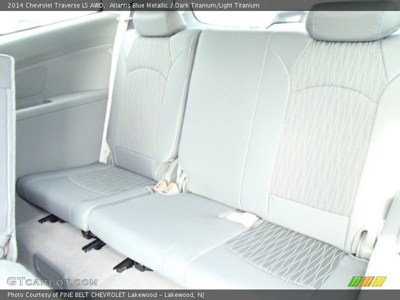 Atlantis Blue Metallic / Dark Titanium/Light Titanium 2014 Chevrolet Traverse LS AWD