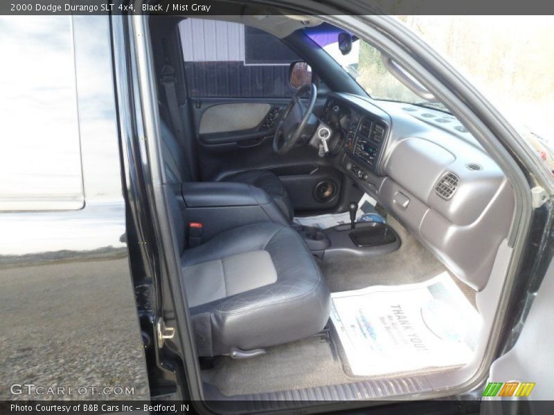 Black / Mist Gray 2000 Dodge Durango SLT 4x4