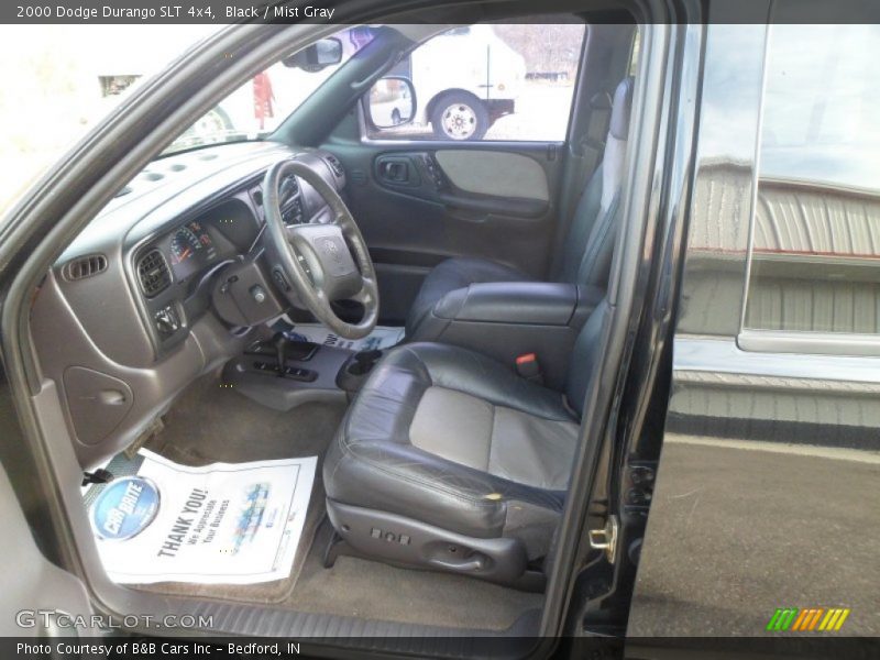 Black / Mist Gray 2000 Dodge Durango SLT 4x4