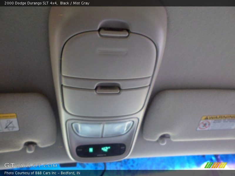 Black / Mist Gray 2000 Dodge Durango SLT 4x4