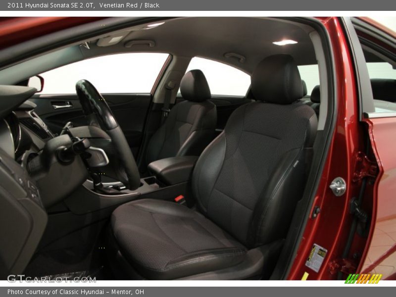 Venetian Red / Black 2011 Hyundai Sonata SE 2.0T