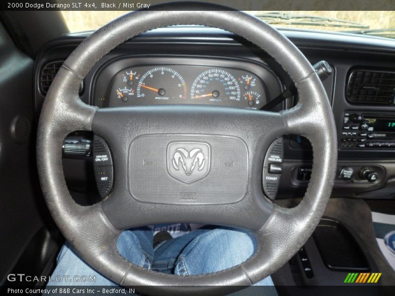 Black / Mist Gray 2000 Dodge Durango SLT 4x4